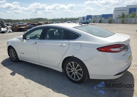 2017 Ford Fusion Se Hybrid z USA, uszkodzony, nr VIN 3FA6P0LU0HR409234